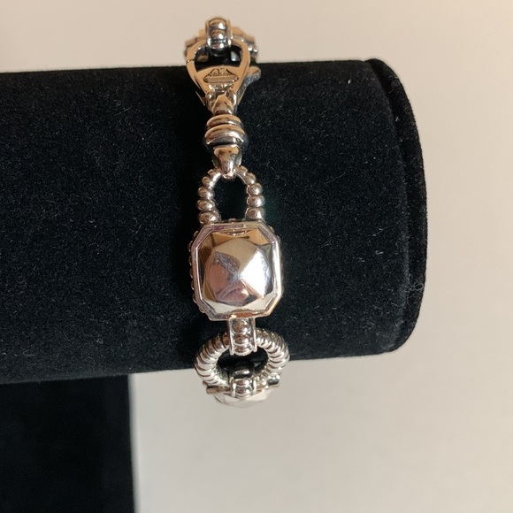 LAGOS
Sterling Silver Rock & Oval Link Bracelet - Picture 9 of 15